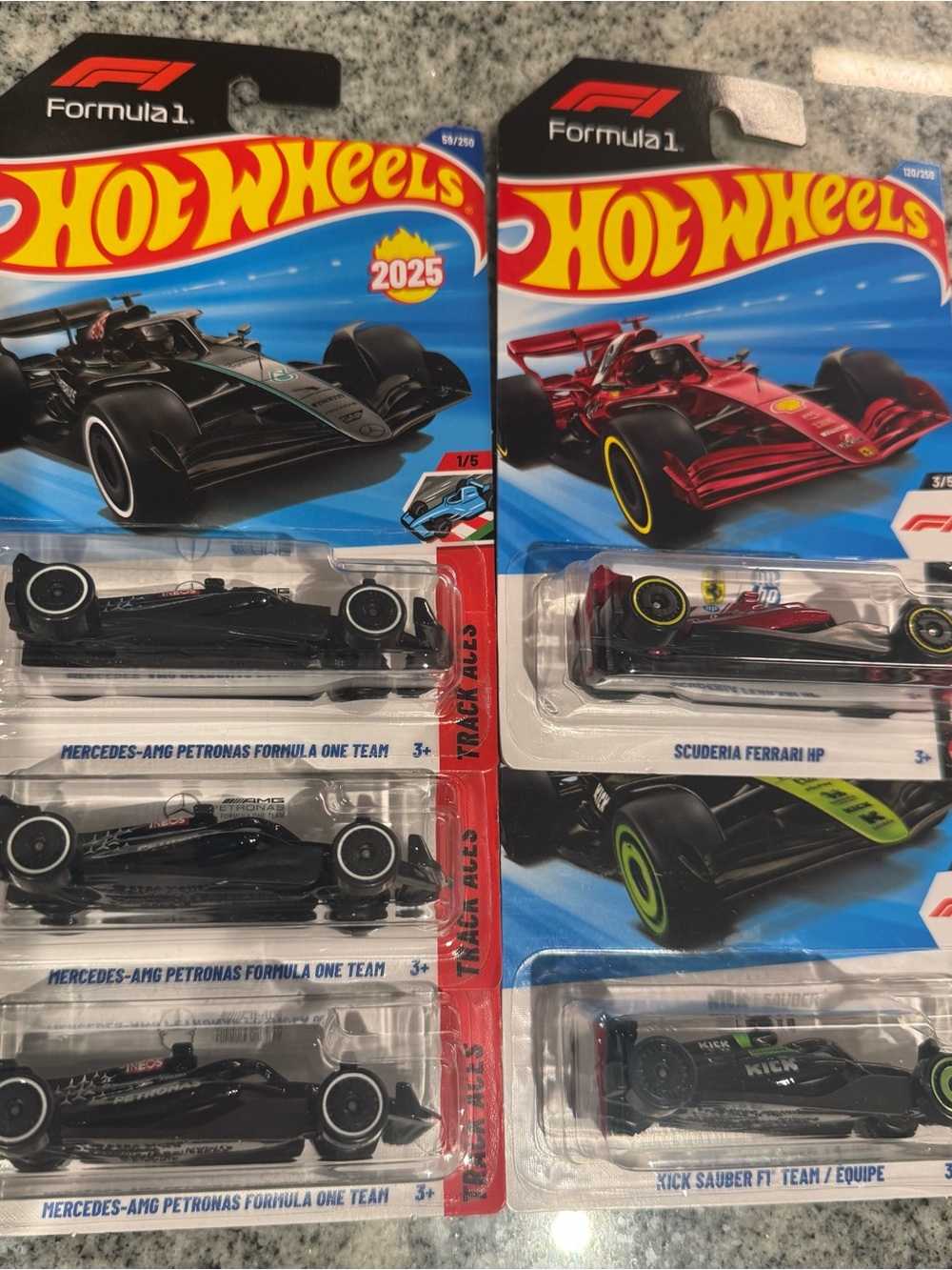 Hot Wheels Formula 1 Race Car Lot